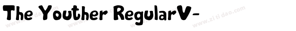 The Youther RegularV字体转换
